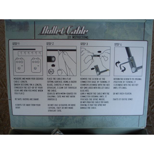 Bullet Cable SLUG CONECTOR KIT 楽器のギター(エフェクター)の商品写真