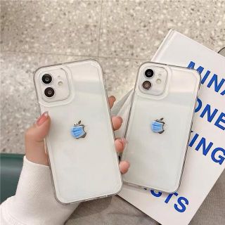 マスク iPhoneケース 韓国 iPhone13ケース iPhone12ケース(iPhoneケース)