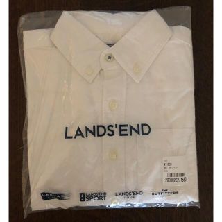 ランズエンド(LANDS’END)のLANDS‘ END ボタンダウン シャツ 7歳 120 キッズ 新品未開封(ブラウス)