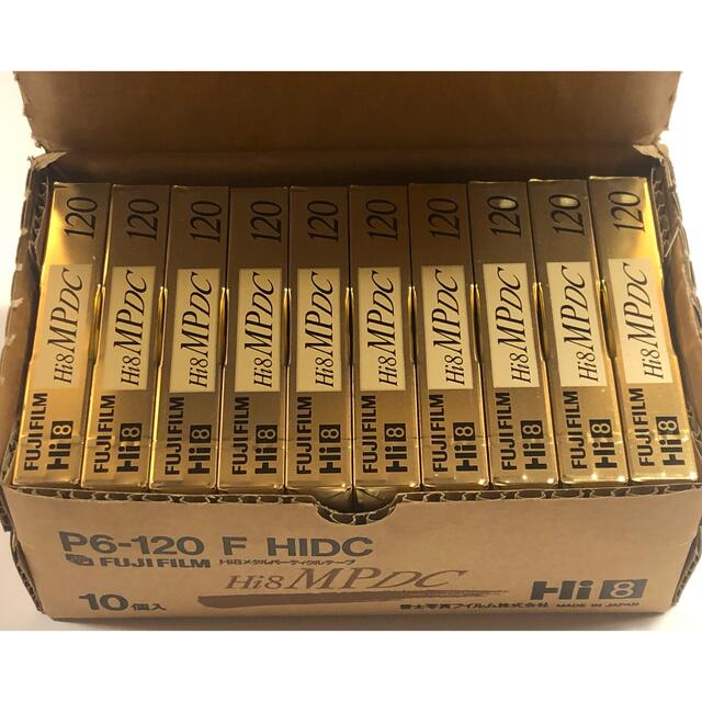 新品未使用　FUJIFILM Hi8テープP6-120 F HIDC10個セット