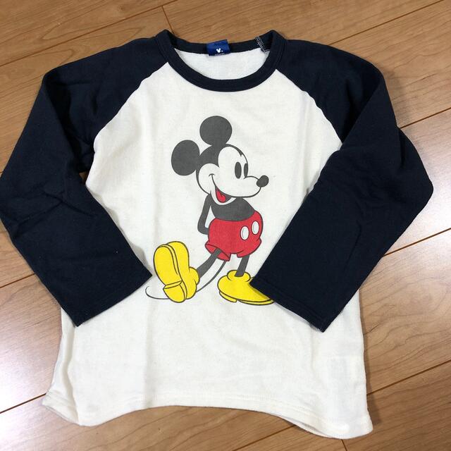 ミッキーマウス　長Tシャツ　長袖　長t  キッズ/ベビー/マタニティのキッズ服男の子用(90cm~)(Tシャツ/カットソー)の商品写真