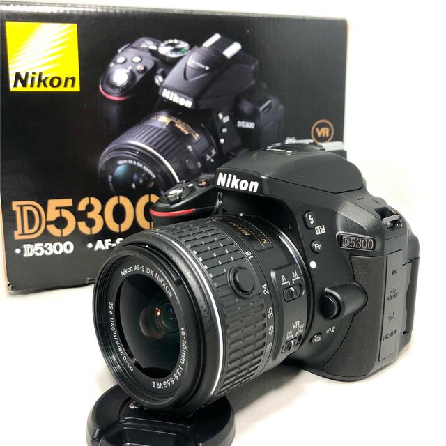 スマホ/家電/カメラNikon D5300 18-55 VRⅡ KIT 33ショット美品