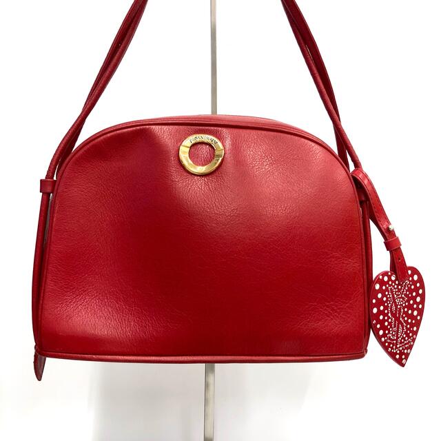 Yves Saint Laurent イブサンローラン ショルダーバッグ レッド-