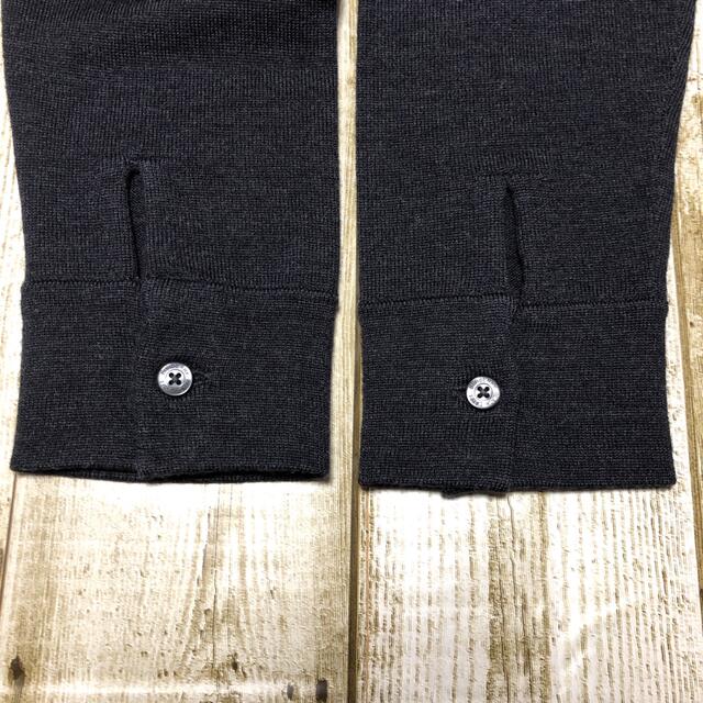 BURBERRY BLACK LABEL(バーバリーブラックレーベル)のバーバリーブラックレーベル アーガイル柄 ロゴ刺繍 羊毛100% 薄手 ニット メンズのトップス(ニット/セーター)の商品写真
