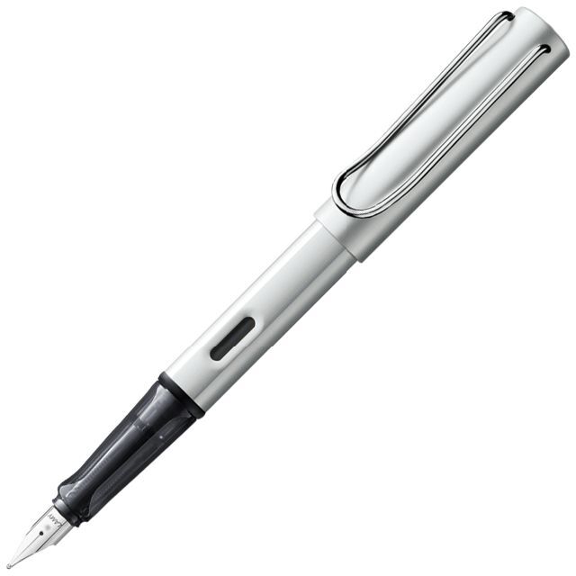 LAMY(ラミー)のラミー アルスター 万年筆 2022年限定モデル ホワイトシルバー F：細字 インテリア/住まい/日用品の文房具(ペン/マーカー)の商品写真