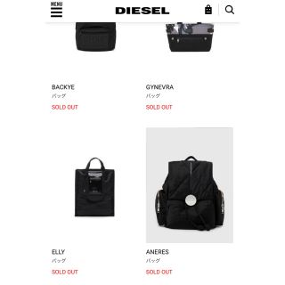 DIESEL - ☆新作☆公式完売商品☆【新品、未使用】ディーゼル バック