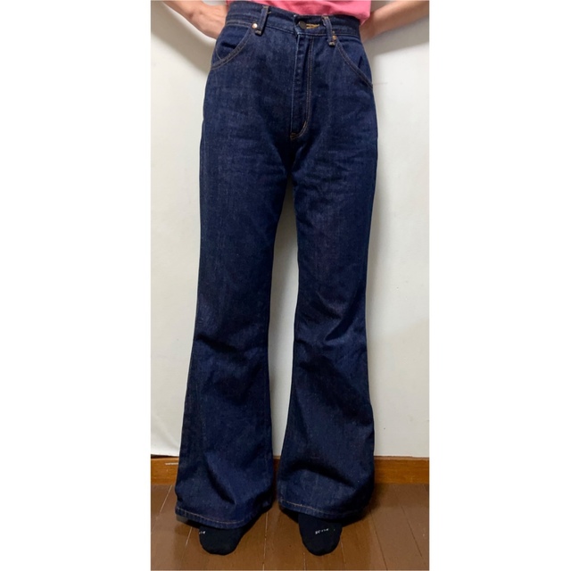 Wrangler デニム フレアパンツ 90s 80s ダメージ加工　レア