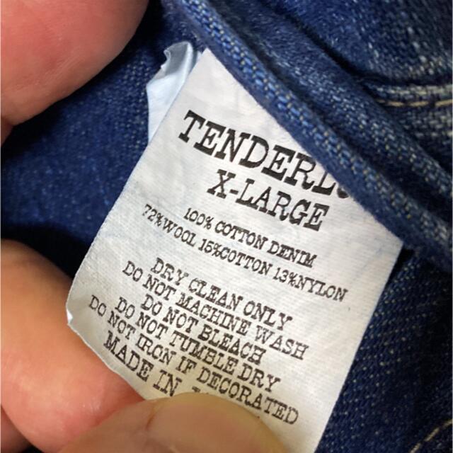 TENDERLOIN(テンダーロイン)のテンダーロイン　デニム　ブランケット　リバーシブル　ベスト　XL washed メンズのトップス(ベスト)の商品写真