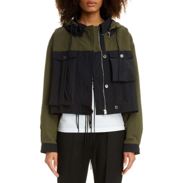 定価約25万円 新品未使用 19-20AW ロエベLOEWE フードジャケット