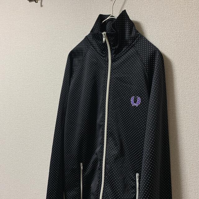 FRED PERRY(フレッドペリー)のフレッドペリー　トラックジャケット　ドット　ハイネック メンズのトップス(ジャージ)の商品写真