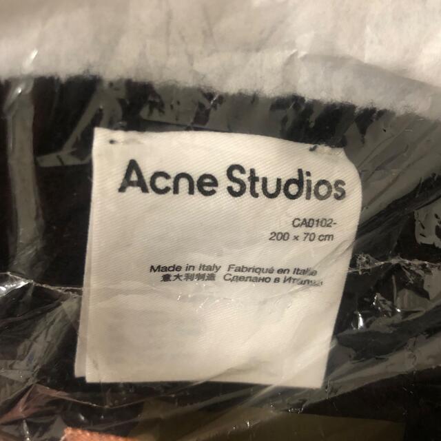 Acne Studios(アクネストゥディオズ)のacne studious アクネストゥディオス マフラー 黒 メンズのファッション小物(マフラー)の商品写真