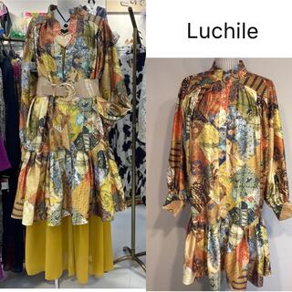 【新品】Luchile.シャツワンピース(ひざ丈ワンピース)