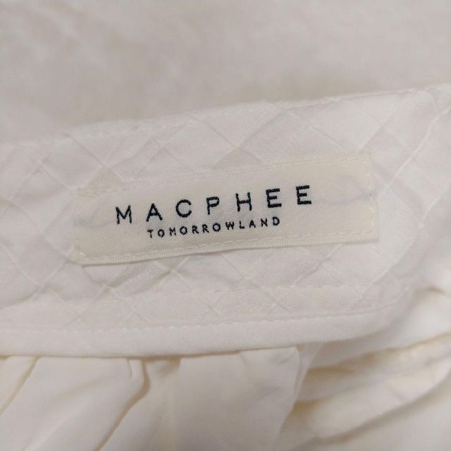 MACPHEE(マカフィー)の♡MACPHEE マカフィー コットンシルク ブロックレース スカート レディースのスカート(ひざ丈スカート)の商品写真