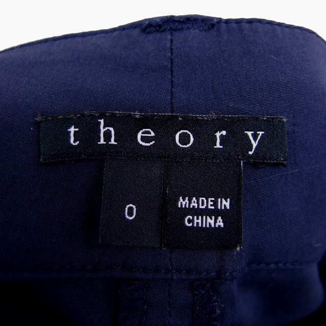 theory(セオリー)のセオリー theory ショート ハーフ パンツ コットン 綿 無地 シンプル レディースのパンツ(ショートパンツ)の商品写真