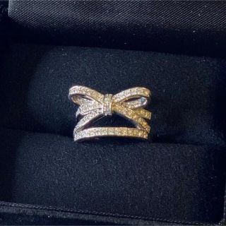 再値下げ‼︎総計0.7ct‼︎プラチナとダイヤのボウリング(リング(指輪))