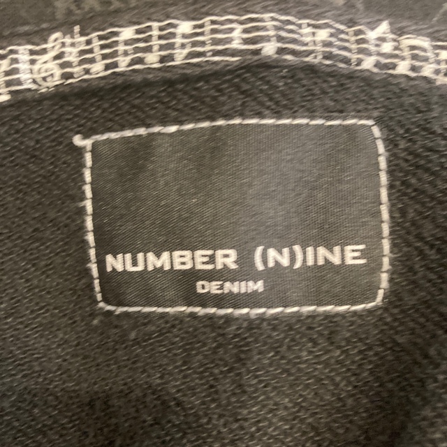 NUMBER (N)INE(ナンバーナイン)のNUMBER (N)INE 音符柄　ジップパーカー メンズのトップス(パーカー)の商品写真