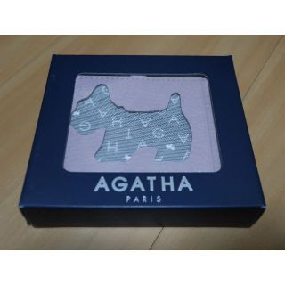 アガタ(AGATHA)のANA機内販売 ＜アガタ パリ＞ANAオリジナル パスケース(ピンク) 新品(名刺入れ/定期入れ)