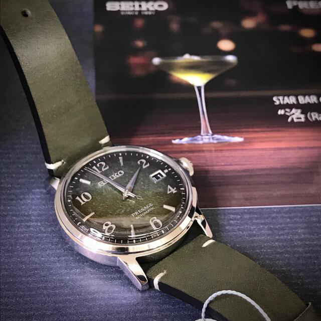 SEIKO セイコー 自動巻式　プレザージュ カクテル 抹茶 洛　SARY181