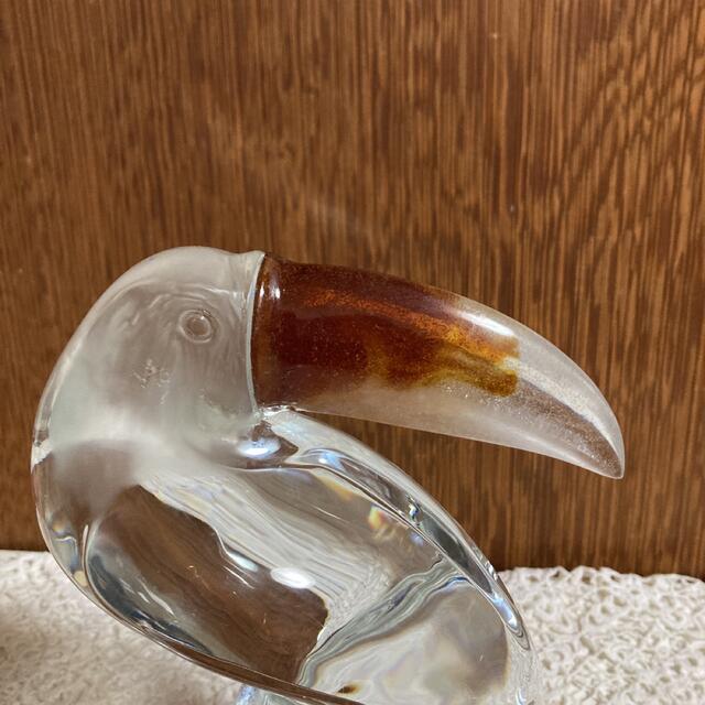 ドーム　クリスタルガラス　置物