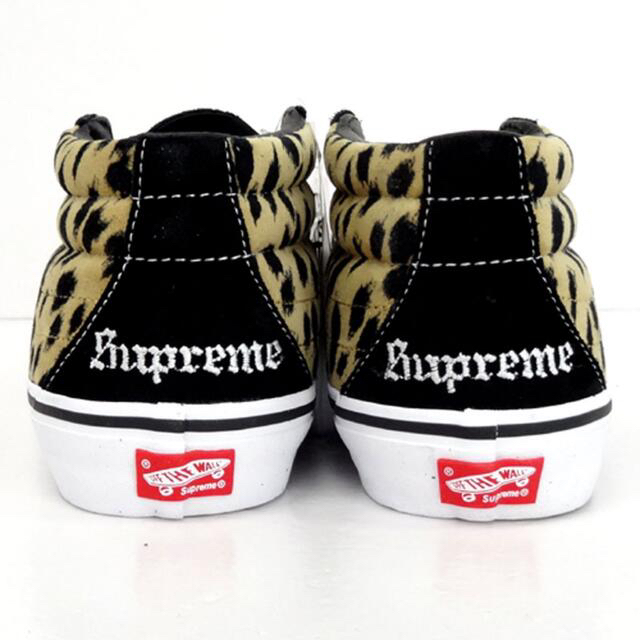 Supreme(シュプリーム)のSupreme × Vans SK8 Mid レオパード 黒 キムタク着用 メンズの靴/シューズ(スニーカー)の商品写真