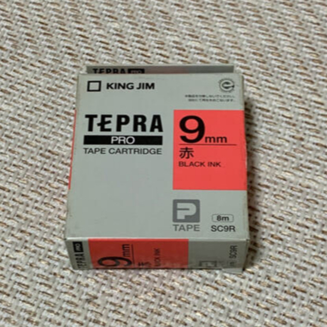 キングジム - テプラテープ 赤 9mm SC9Rの通販 by ポニポニ's shop｜キングジムならラクマ