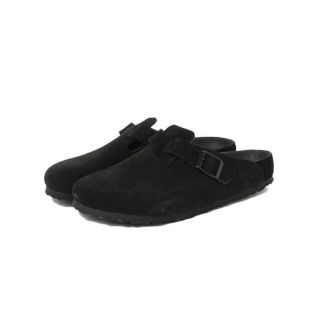 ビルケンシュトック(BIRKENSTOCK)の新品未使用 BEAMS別注 ビルケンシュトック ボストン スエード 黒 26.5(サンダル)