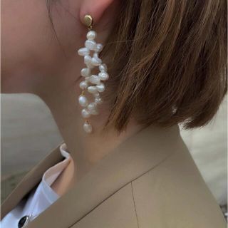 パール　ゴールド　ピアス　(ピアス)