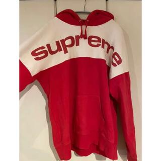 Supreme 2017AW Blocked Hooded Sweatshirt