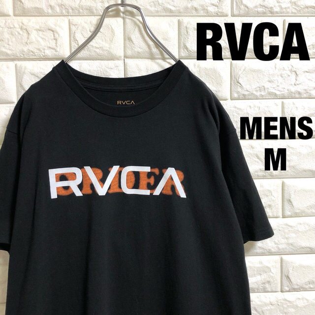 RVCA(ルーカ)の2枚セット　RVCA  GILDAN Tシャツ　デカロゴ　メンズMサイズ メンズのトップス(Tシャツ/カットソー(半袖/袖なし))の商品写真