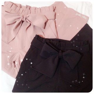 トッコ(tocco)のtocco ウエストリボンこなれパンツ(クロップドパンツ)