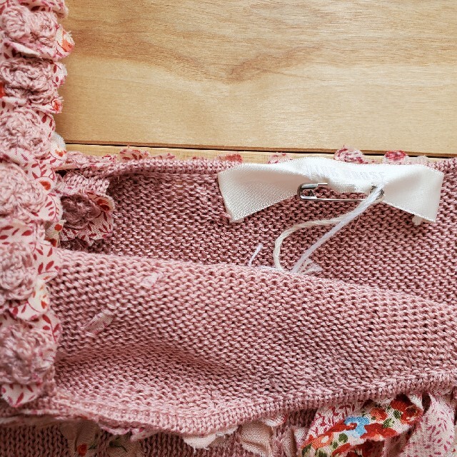 PINK HOUSE - PINKHOUSE☆新品☆かぎ針編みフリルキャミソールの PINK HOUSE - PINKHOUSE☆新品☆かぎ針編みフリルキャミソールの