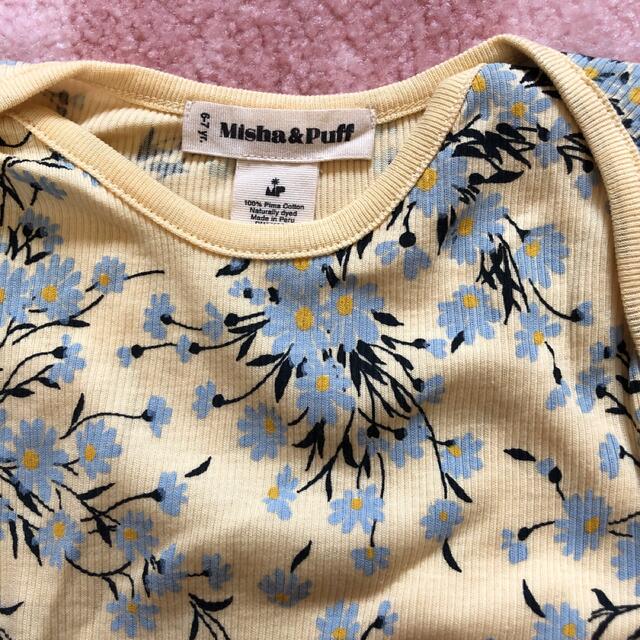 Misha & Puff(ミーシャアンドパフ)の美品☆misha and puff カットソー 6-7y キッズ/ベビー/マタニティのキッズ服女の子用(90cm~)(Tシャツ/カットソー)の商品写真