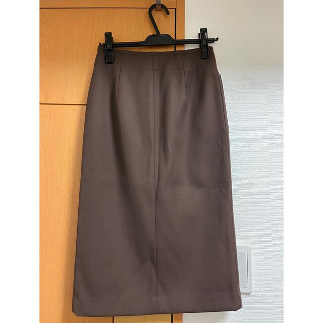 Noble(ノーブル)のダブルクロスフープジップタイトスカート　36 レディースのスカート(ひざ丈スカート)の商品写真