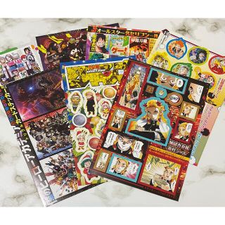 シュウエイシャ(集英社)のジャンプ付録シール7点セット(シール)