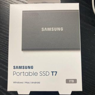 サムスン(SAMSUNG)のSAMSUNG portable SSD T7 1TB(PCパーツ)