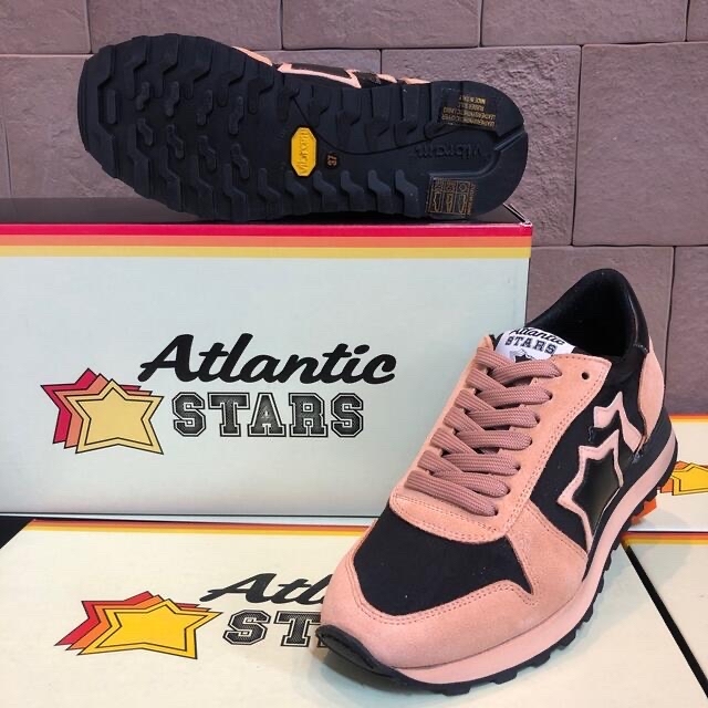 Atlantic STARS - EU37 ピンク&ブラックスター【新品