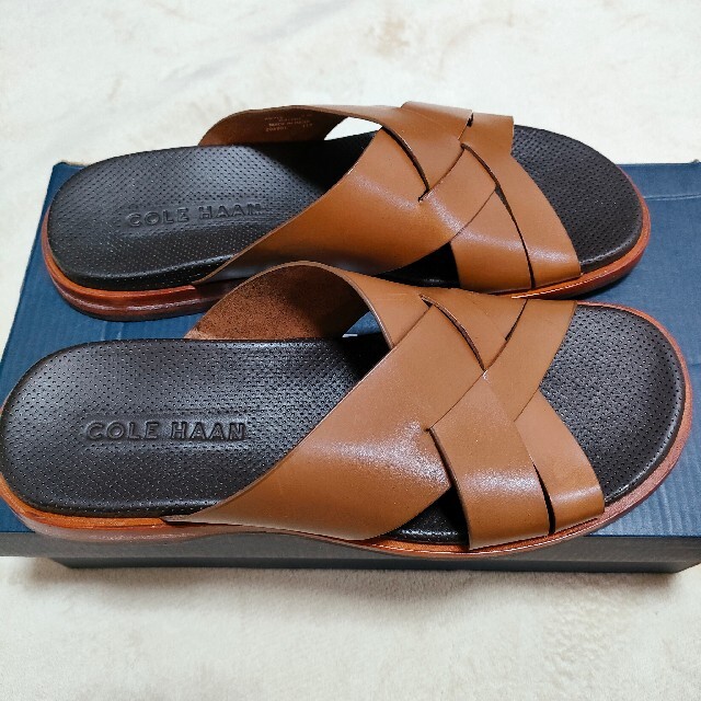 COLE HAAN☆Gold Wynコールハーン レザーサンダル☆ www.nickstellino.com