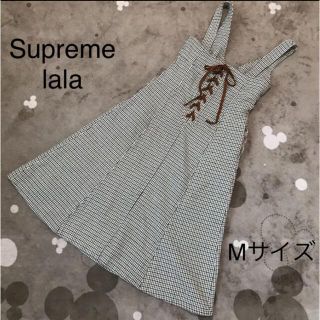 シュープリームララ(Supreme.La.La.)のチェックガーリーワンピース(ひざ丈ワンピース)