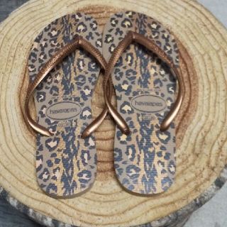 ハワイアナス(havaianas)の新品  ハワイアナス  ビーチサンダル  レオパード(ビーチサンダル)