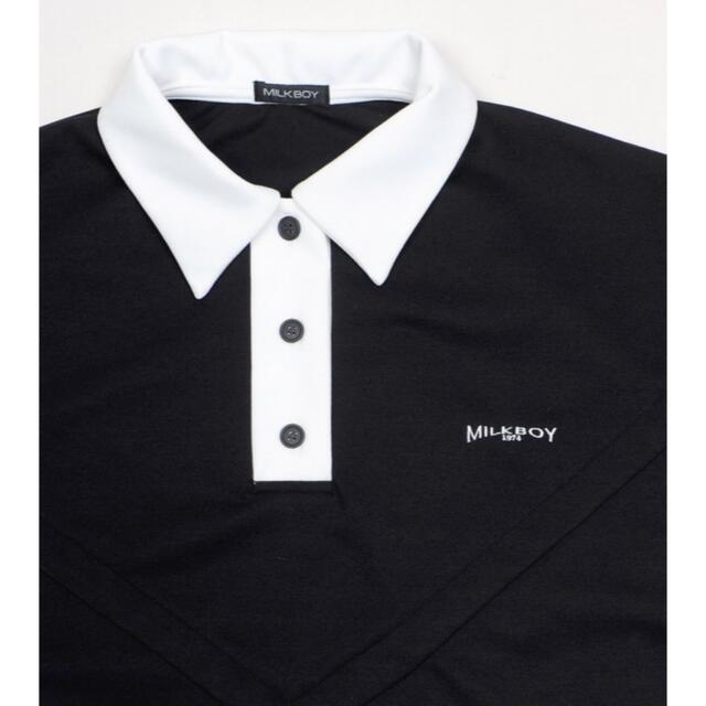 MILKBOY(ミルクボーイ)の【MILK BOY】GOOD BOYS POLO メンズのトップス(ポロシャツ)の商品写真