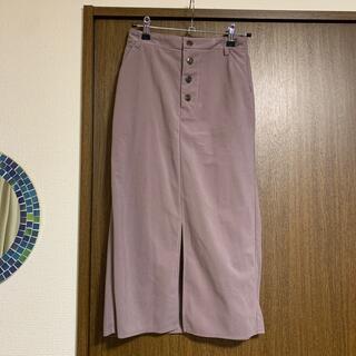 ダブルクローゼット(w closet)のフロントボタンタイトスカート(ひざ丈スカート)