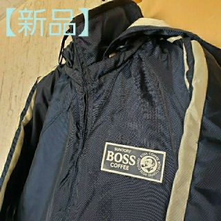 ボス(BOSS)の値下げ【新品】BOSS ボスジャン サントリー コーヒー 紺 ジャンパー メンズ(ノベルティグッズ)