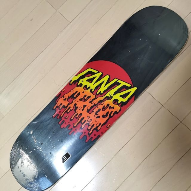 サンタクルーズ スケボーデッキ flame dot 定番ロゴ 8インチ サンタクルーズ スケボーデッキ flame dot 定番ロゴ 8インチ