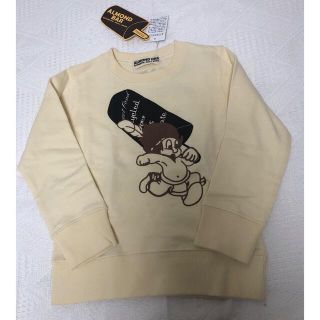 アーモンド(ALMOND)の新品未使用！ALMOND BAR 110 長袖トップス　イエロー(Tシャツ/カットソー)