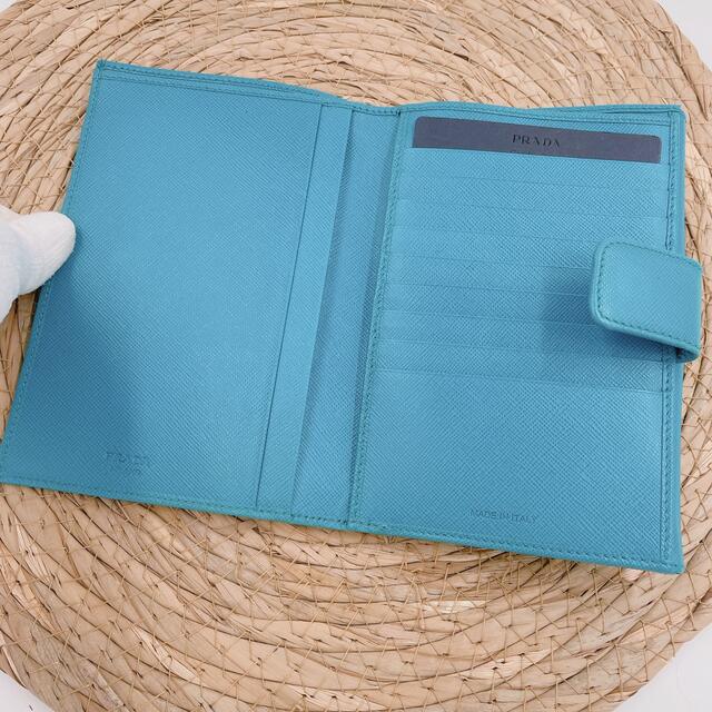 PRADA(プラダ)の春色(*´∀｀*)❤️❤️❤️PRADA プラダ  サフィアーノ　折り財布 レディースのファッション小物(財布)の商品写真