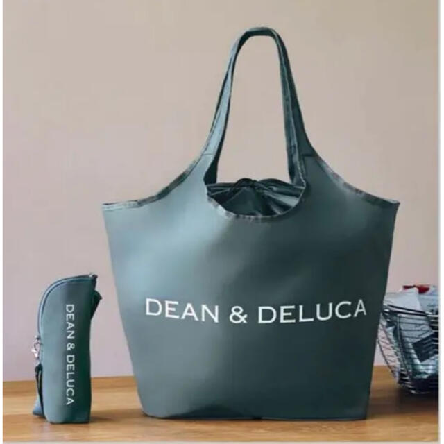 DEAN & DELUCA(ディーンアンドデルーカ)のDEAN&DELUCA エコバッグ レジカゴバッグ　グロウ　グロー インテリア/住まい/日用品のインテリア小物(小物入れ)の商品写真