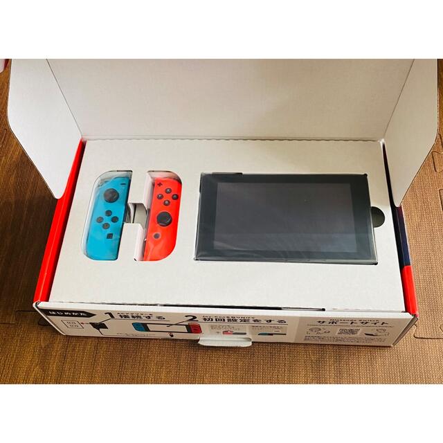 します▍ Nintendo Switch - Nintendo Switch Joy-Con(L) ネオン/(R) ブルーの通販 by セラバンド ショップ｜ニンテンドースイッチならラクマ します