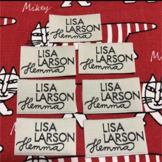 リサラーソン(Lisa Larson)のリサラーソン タグ 7枚(生地/糸)