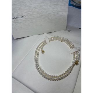 ミキモト(MIKIMOTO)のMIKIMOTO パールネックレス インフィニティ(ネックレス)