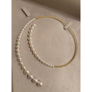 ミキモト(MIKIMOTO)のRさまご専用⭐︎新品⭐︎MAAYA パールチョーカー(ネックレス)